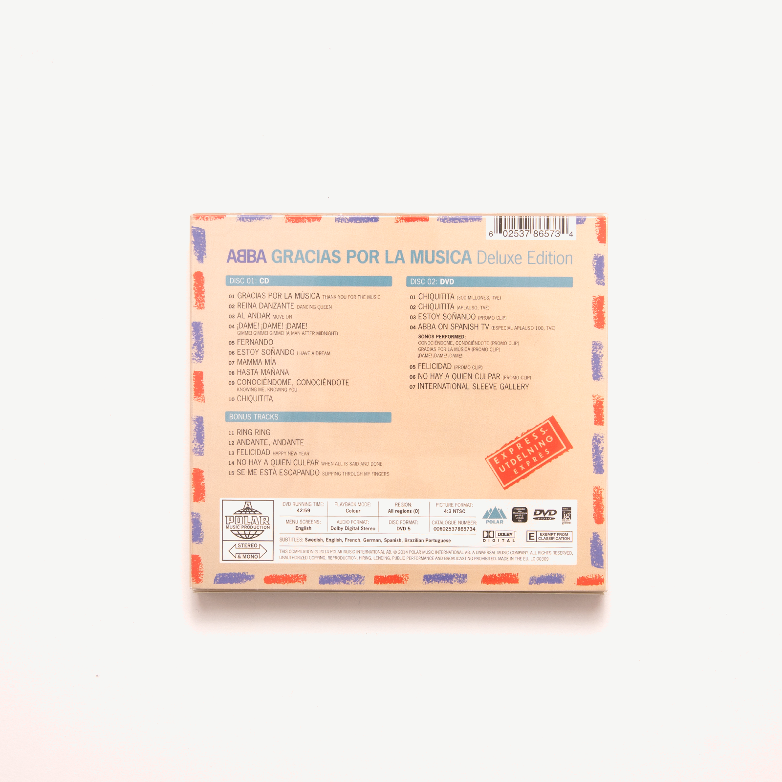 Gracias Por La Musica Delux Edition (CD)