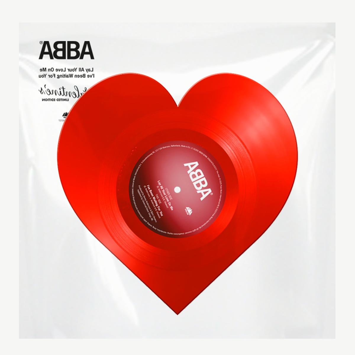 Lay All Your Love 12" (Heart Shaped)