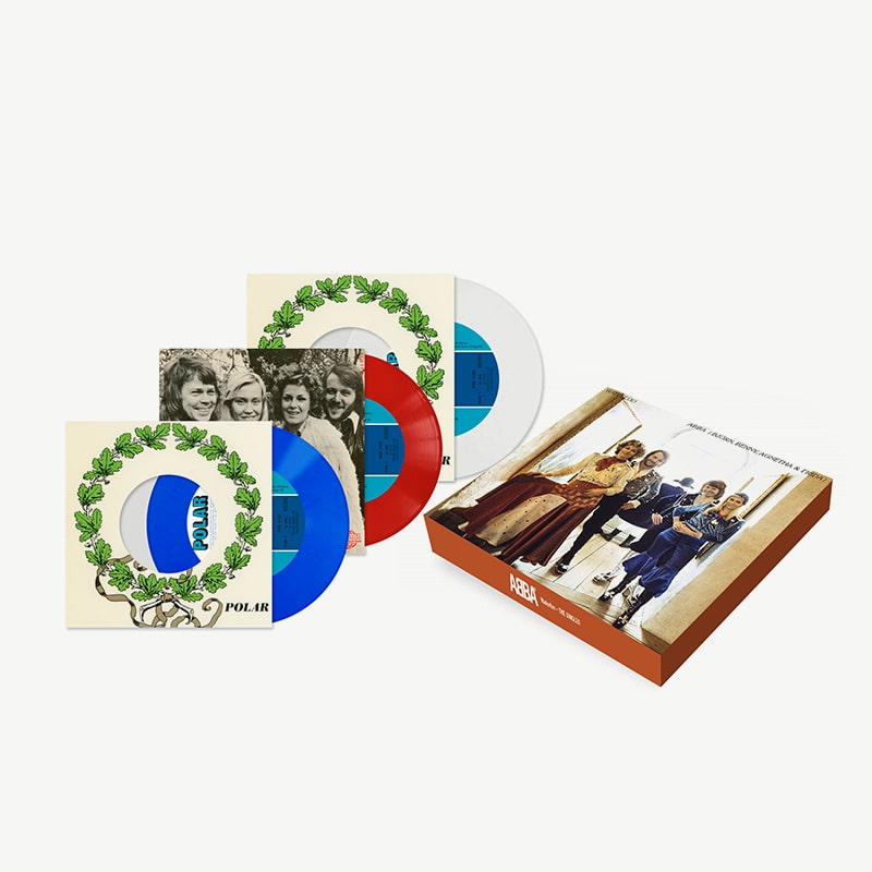 WATERLOO - THE SINGLES (50TH ANNIVERSARY): EXCLUSIVE 3 X 7" COLOUR VINYL BOX SET
