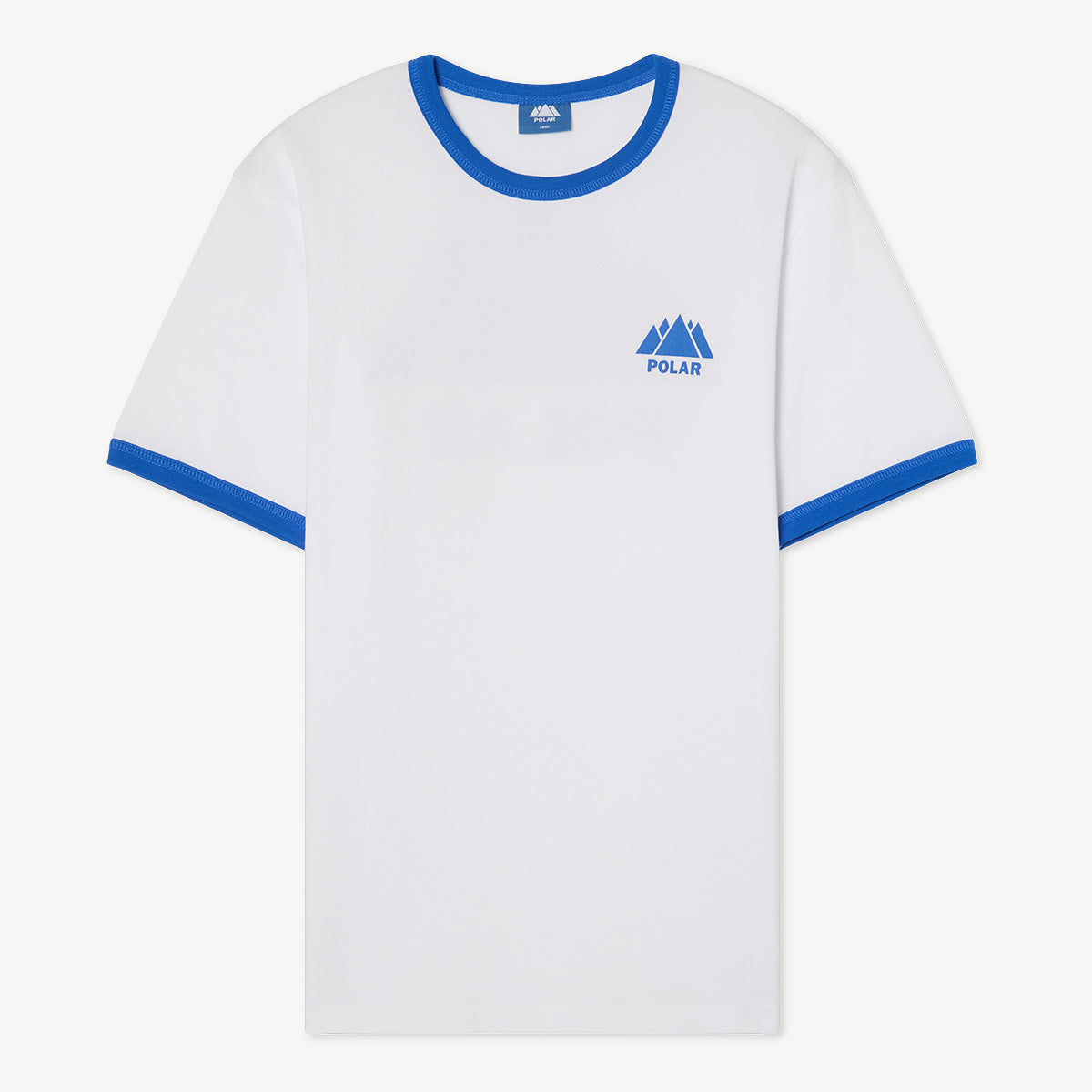 Polar Music Ringer T-shirt (White / Blue)