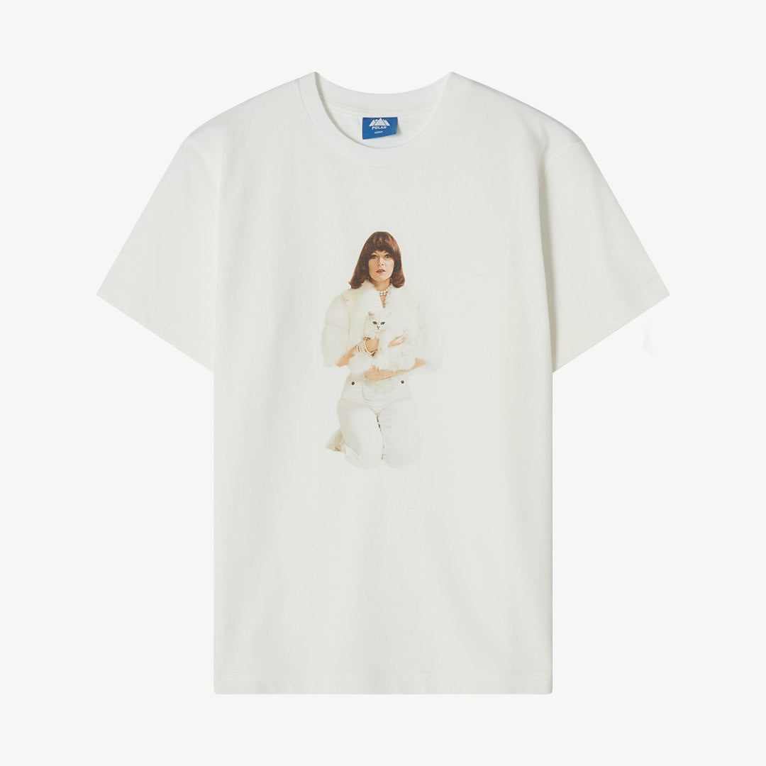 Frida White Cat T-shirt