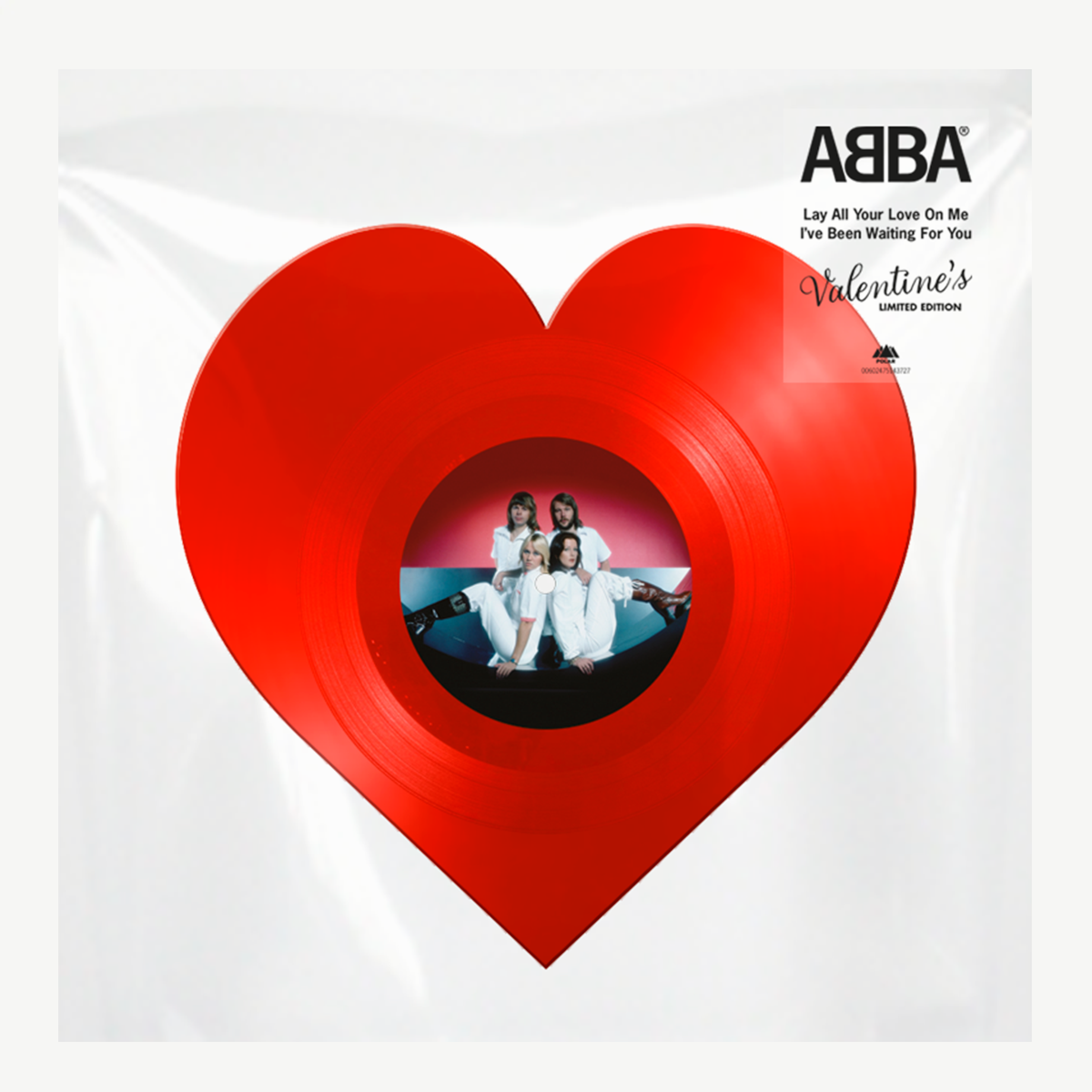 Lay All Your Love 12" (Heart Shaped)