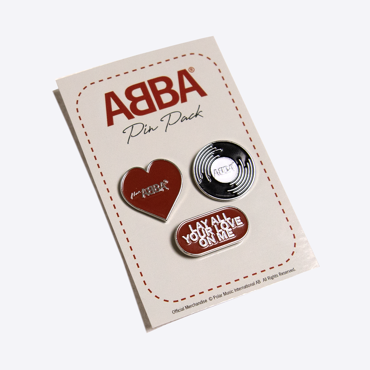 "I Love ABBA" Pin Pack